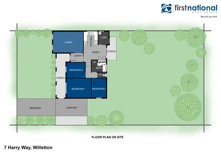 Floorplan of Homely house listing, 7 Harry Way, Willetton WA 6155