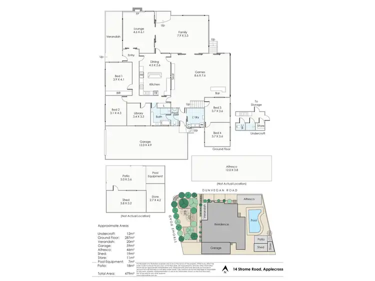 Floorplan of Homely house listing, 14 Strome Road, Applecross WA 6153