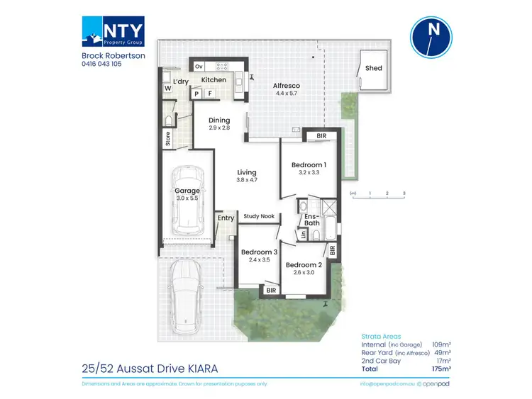 Floorplan of Homely villa listing, 25/52 Aussat Drive, Kiara WA 6054