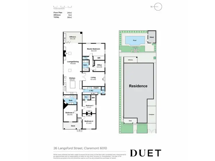 Floorplan of Homely house listing, 26 Langsford Street, Claremont WA 6010