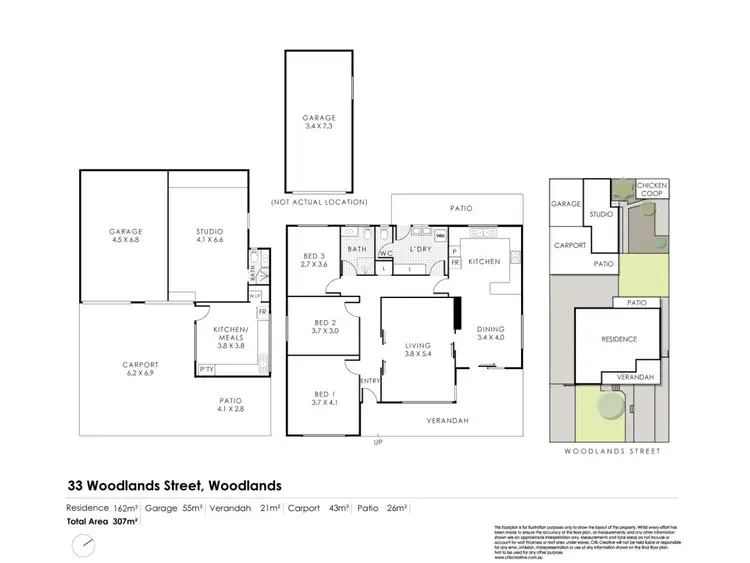 Floorplan of Homely house listing, 33 Woodlands Street, Woodlands WA 6018