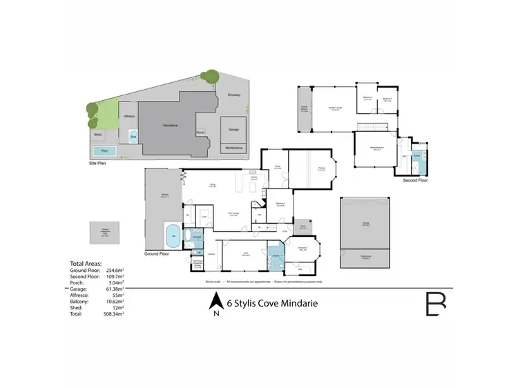 Floorplan of Homely house listing, 6 Stylis Cove, Mindarie WA 6030