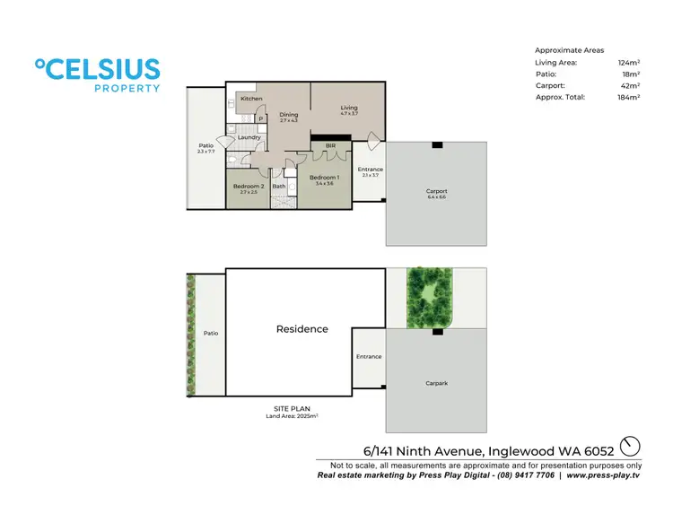 Floorplan of Homely villa listing, 6/141 Ninth Avenue, Inglewood WA 6052