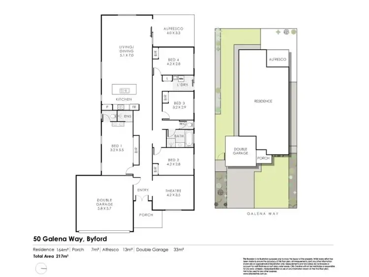Floorplan of Homely house listing, 50 Galena Way, Byford WA 6122