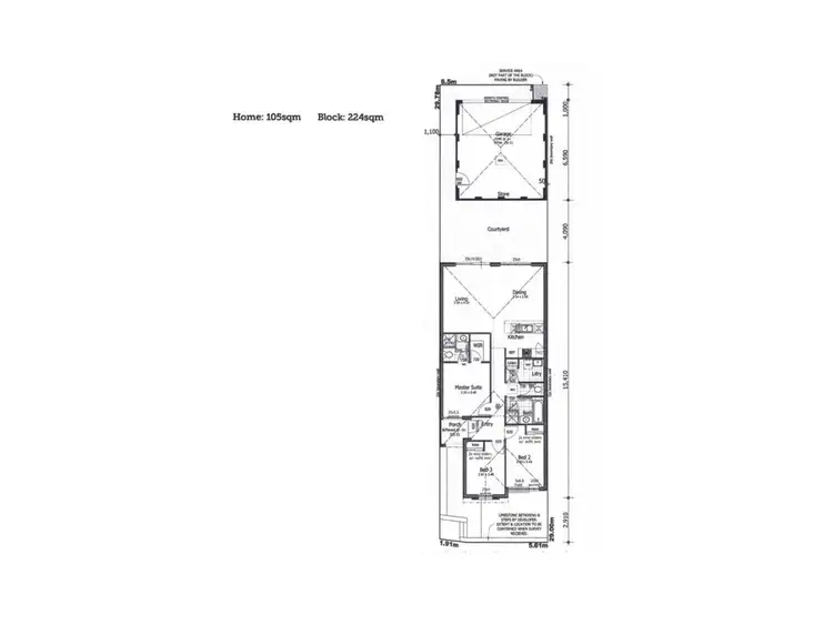 Floorplan of Homely house listing, 14 Corton Approach, Wellard WA 6170