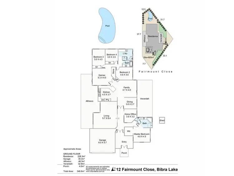 Floorplan of Homely house listing, 12 Fairmount Close, Bibra Lake WA 6163