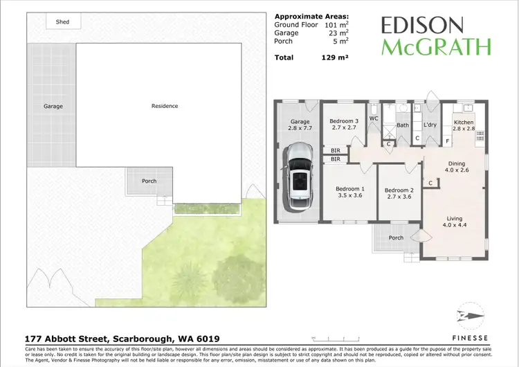 Floorplan of Homely house listing, 177 Abbett Street, Scarborough WA 6019