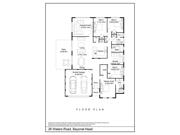 Floorplan of Homely house listing, 26 Waters Road, Bayonet Head WA 6330