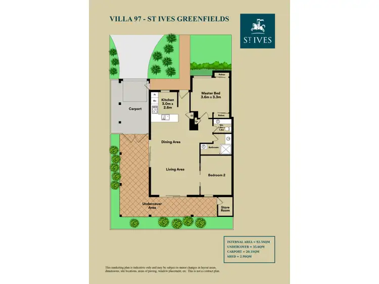 Floorplan of Homely retirement listing, 97/22 Carnegie Place, Greenfields WA 6210