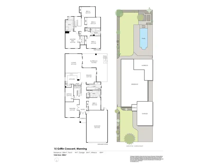 Floorplan of Homely house listing, 15 Griffin Crescent, Manning WA 6152