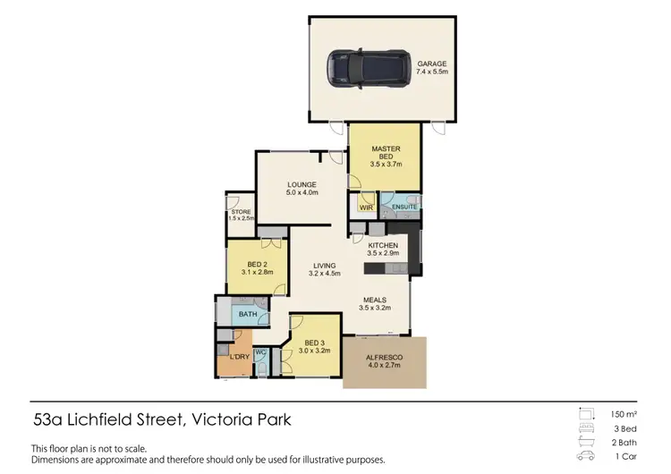 Floorplan of Homely house listing, 53A Lichfield Street, Victoria Park WA 6100
