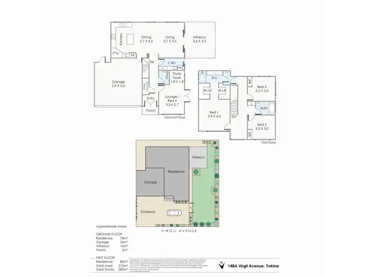Floorplan of Homely house listing, 148A Virgil Avenue, Yokine WA 6060