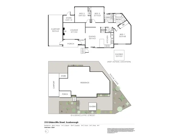 Floorplan of Homely house listing, 210 Gildercliffe Street, Scarborough WA 6019