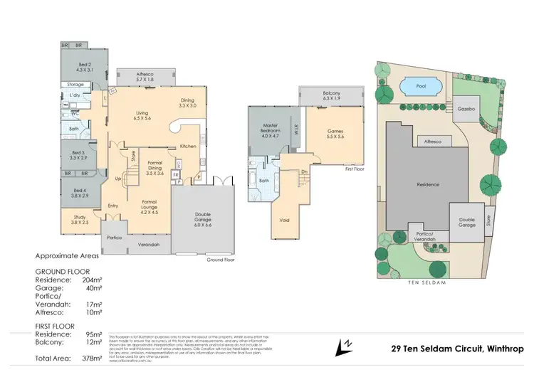 Floorplan of Homely house listing, 29 Ten Seldam Circle, Winthrop WA 6150