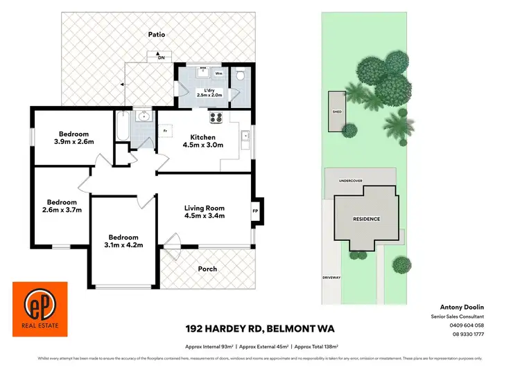 Floorplan of Homely house listing, 192 Hardey Road, Belmont WA 6104