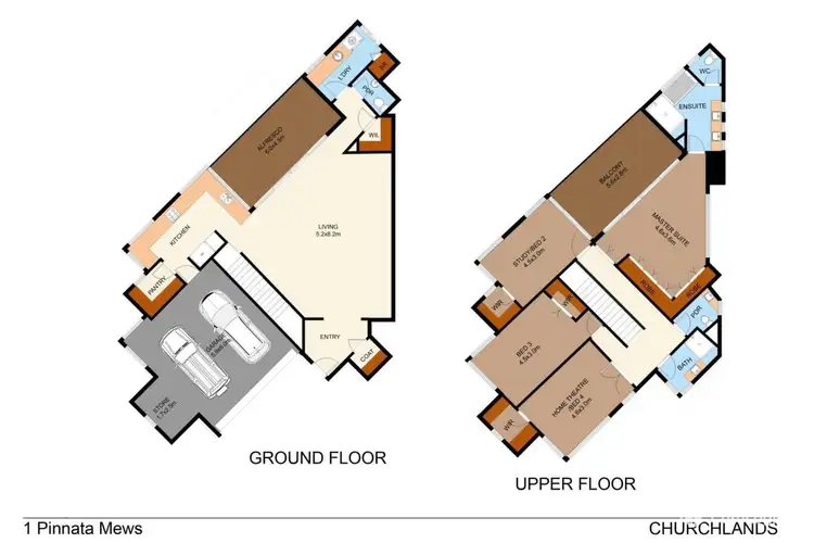 Floorplan of Homely house listing, 1 Pinnata Mews, Churchlands WA 6018