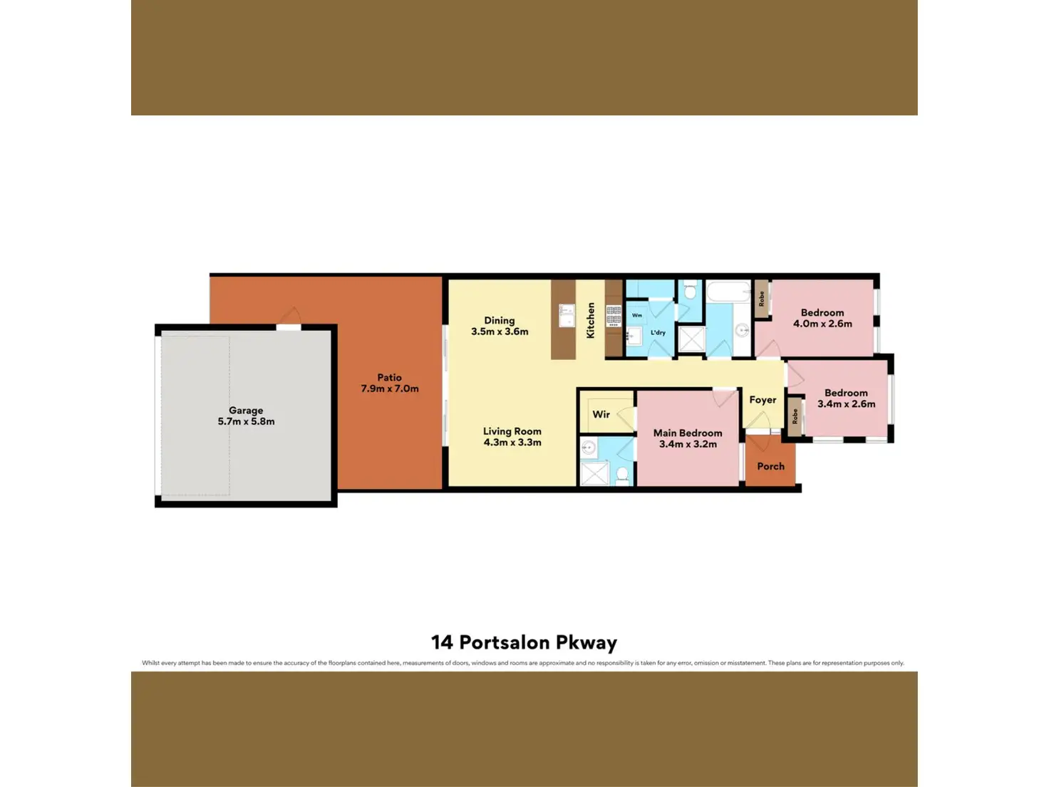 Floorplan of Homely house listing, 14 Portsalon Parkway, Butler WA 6036