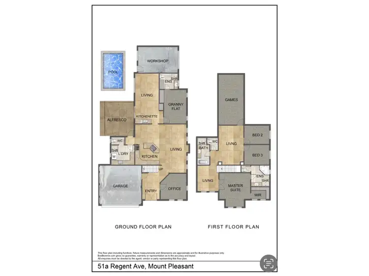 Floorplan of Homely house listing, 51A Regent Avenue, Mount Pleasant WA 6153