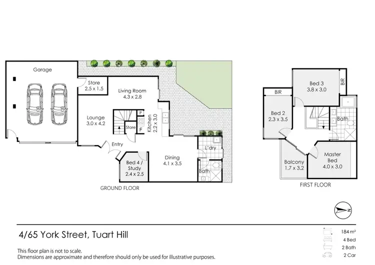 Floorplan of Homely house listing, 4/65 York Street, Tuart Hill WA 6060