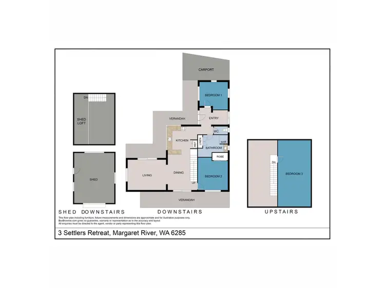 Floorplan of Homely house listing, 3 Settlers Retreat, Margaret River WA 6285