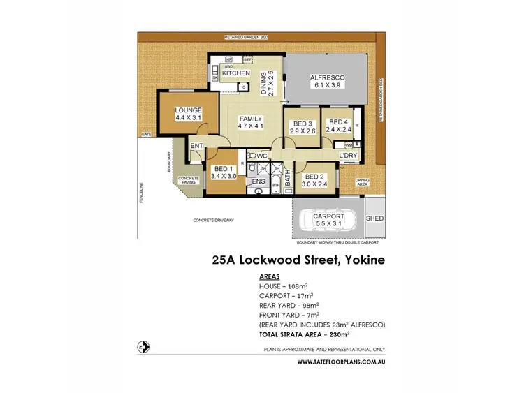 Floorplan of Homely house listing, 25A Lockwood Street, Yokine WA 6060