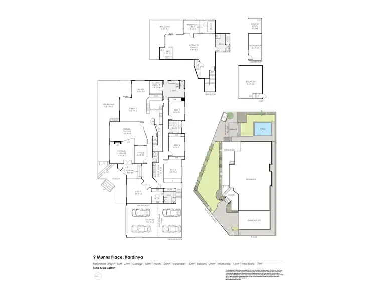 Floorplan of Homely house listing, 9 Munns Place, Kardinya WA 6163