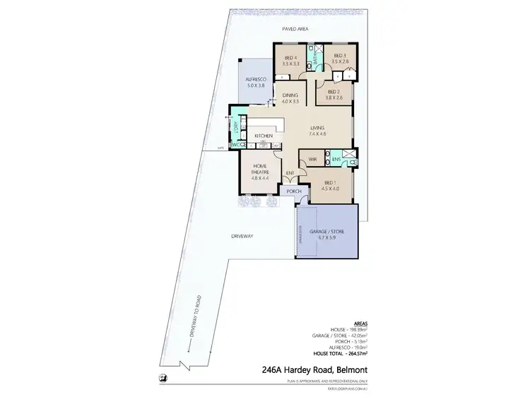 Floorplan of Homely house listing, 246a Hardey Road, Belmont WA 6104