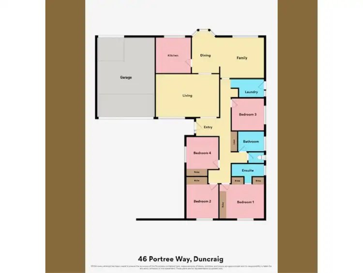 Floorplan of Homely house listing, 46 Portree Way, Duncraig WA 6023