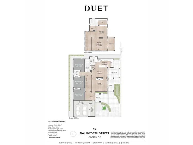 Floorplan of Homely house listing, 7A Nailsworth Street, Cottesloe WA 6011