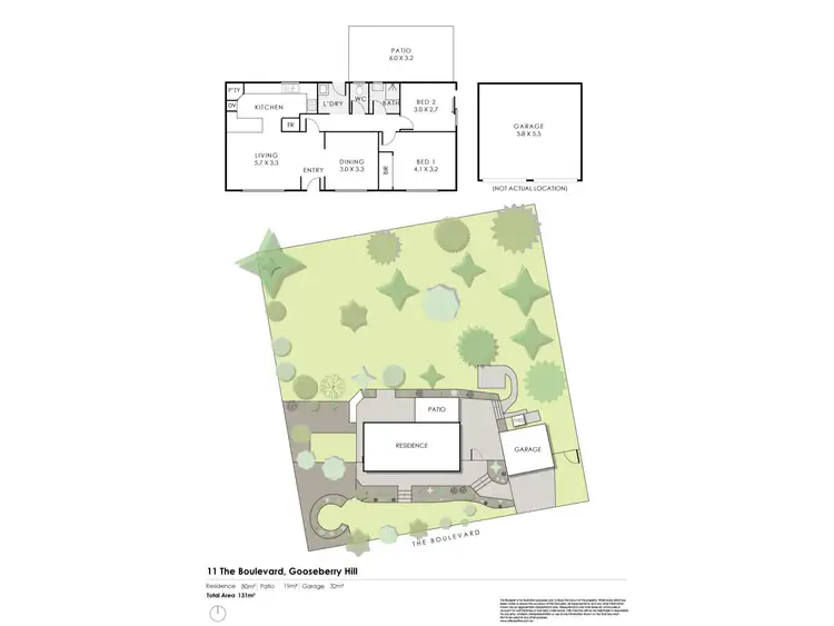 Floorplan of Homely house listing, 11 The Boulevard, Gooseberry Hill WA 6076