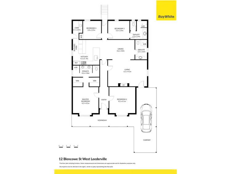 Floorplan of Homely house listing, 12 Blencowe Street, West Leederville WA 6007