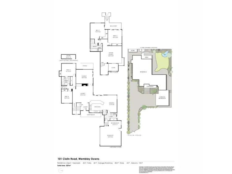 Floorplan of Homely house listing, 101A Colin Road, Wembley Downs WA 6019
