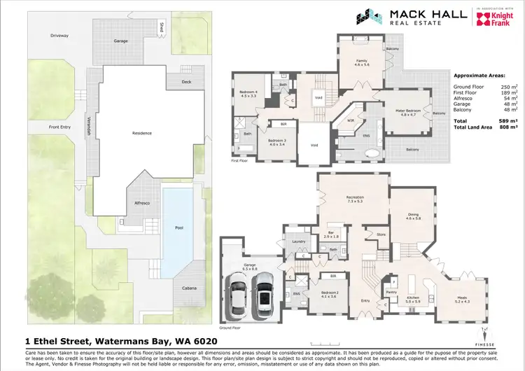 Floorplan of Homely house listing, 1 Ethel Street, Watermans Bay WA 6020