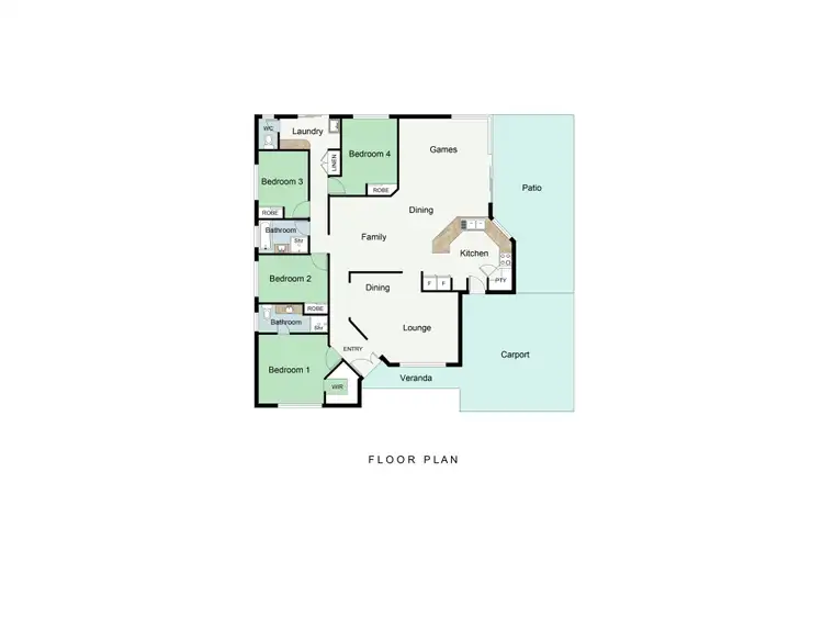 Floorplan of Homely house listing, 4 Dory Way, Warnbro WA 6169