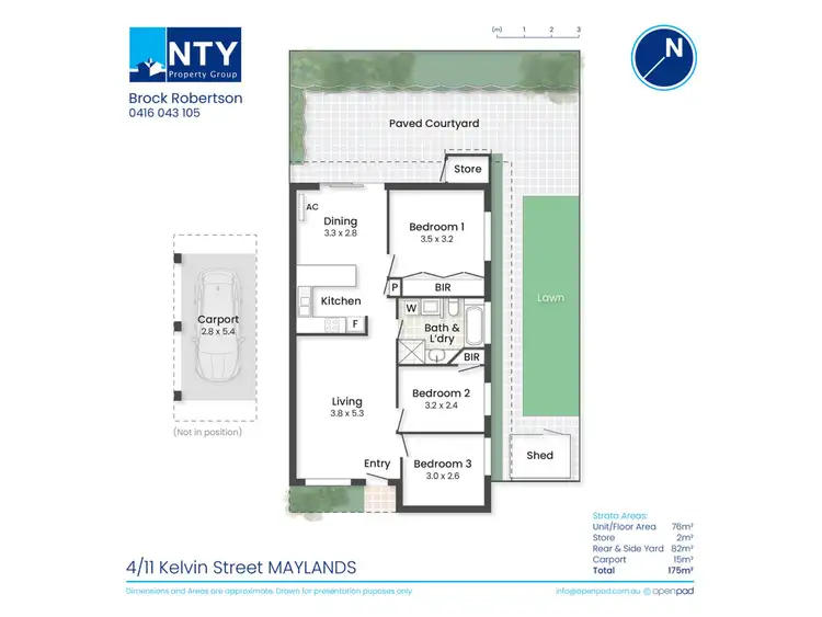 Floorplan of Homely villa listing, 4/11 Kelvin Street, Maylands WA 6051