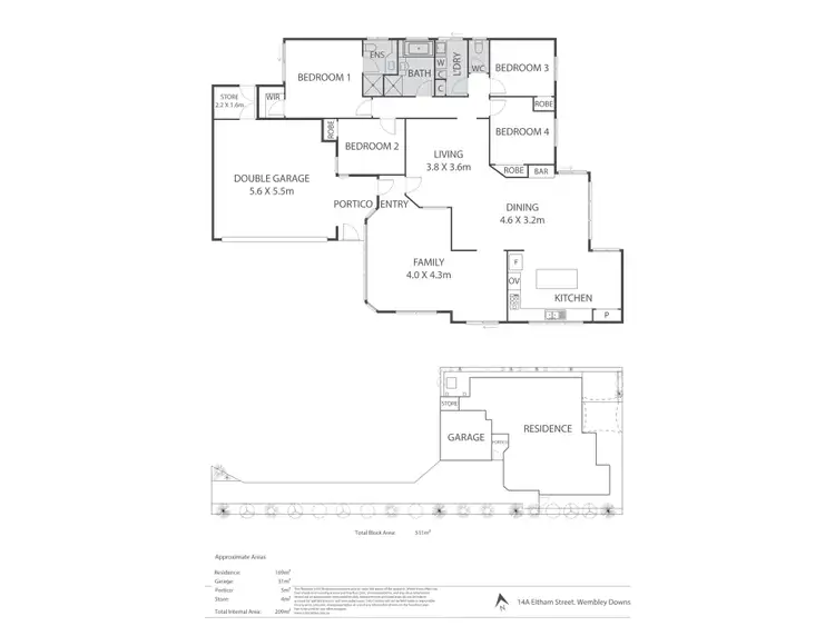 Floorplan of Homely house listing, A/14 Eltham, Wembley Downs WA 6019