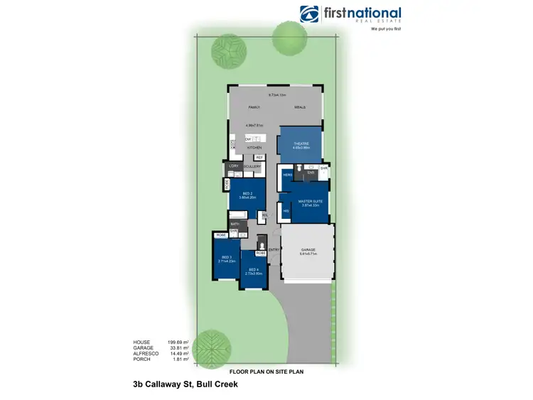 Floorplan of Homely house listing, 3B Callaway Street, Bull Creek WA 6149