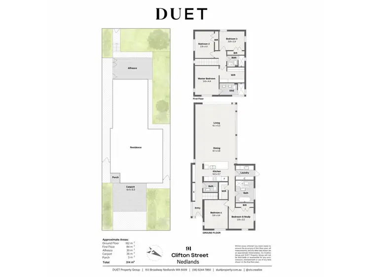 Floorplan of Homely house listing, 91 Clifton Street, Nedlands WA 6009