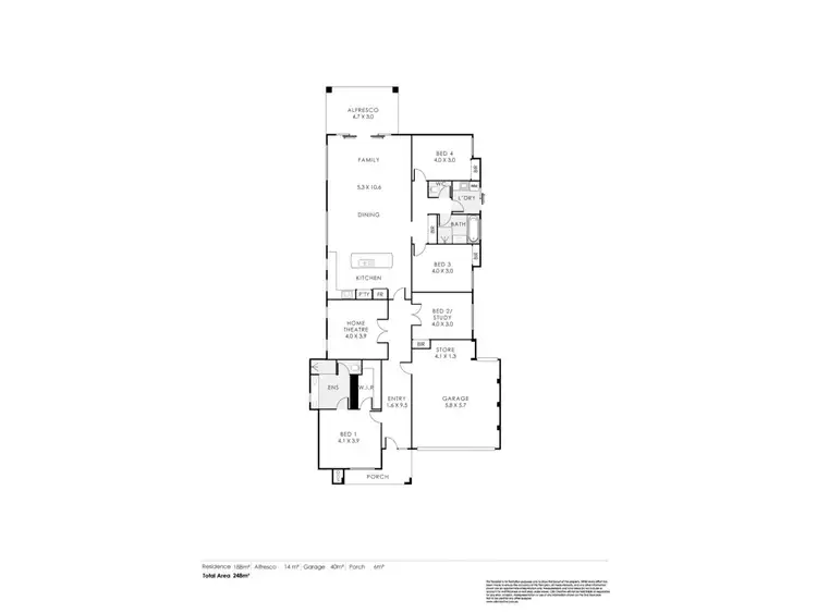 Floorplan of Homely house listing, 37B Crawshaw Crescent, Manning WA 6152