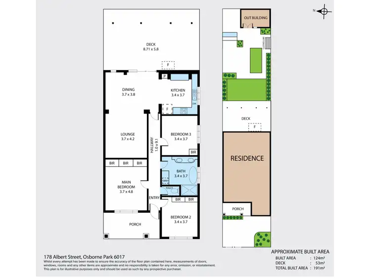 Floorplan of Homely house listing, 178B Albert Street, Osborne Park WA 6017