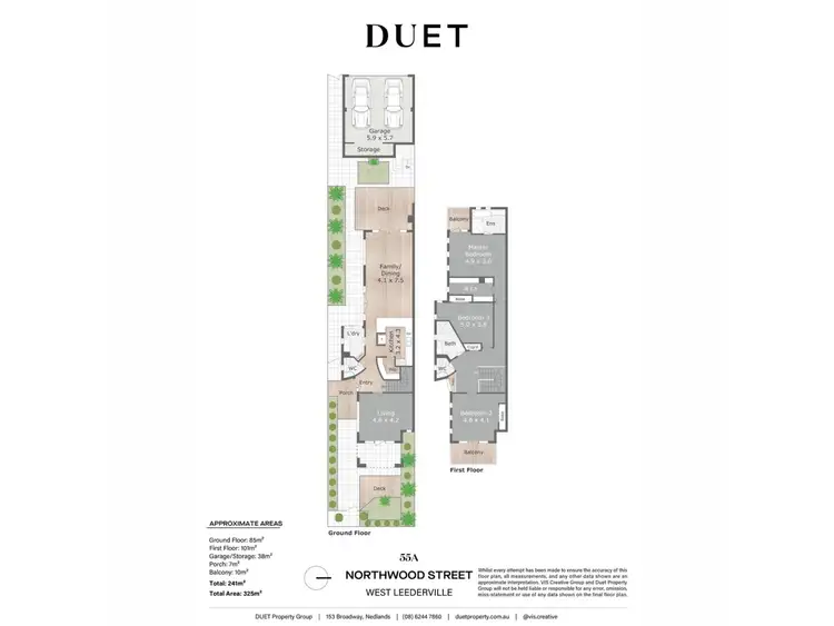 Floorplan of Homely house listing, 55A Northwood Street, West Leederville WA 6007