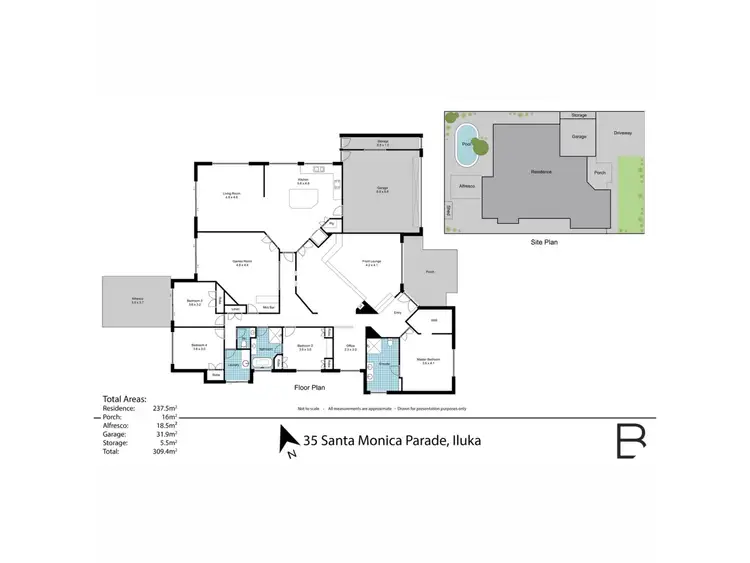 Floorplan of Homely house listing, 35 Santa Monica Parade, Iluka WA 6028