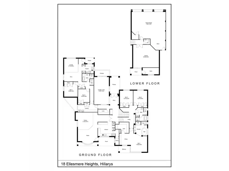 Floorplan of Homely house listing, 18 Ellesmere Heights, Hillarys WA 6025