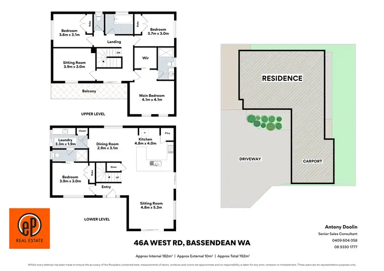 Floorplan of Homely house listing, 46A West Road, Bassendean WA 6054
