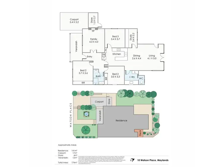 Floorplan of Homely house listing, 10 Watson Place, Maylands WA 6051