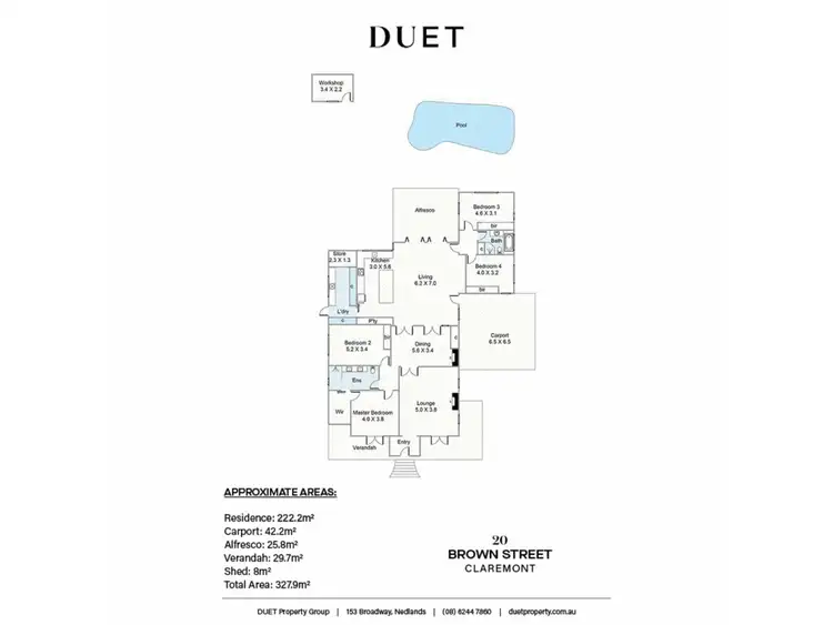Floorplan of Homely house listing, 20 Brown Street, Claremont WA 6010