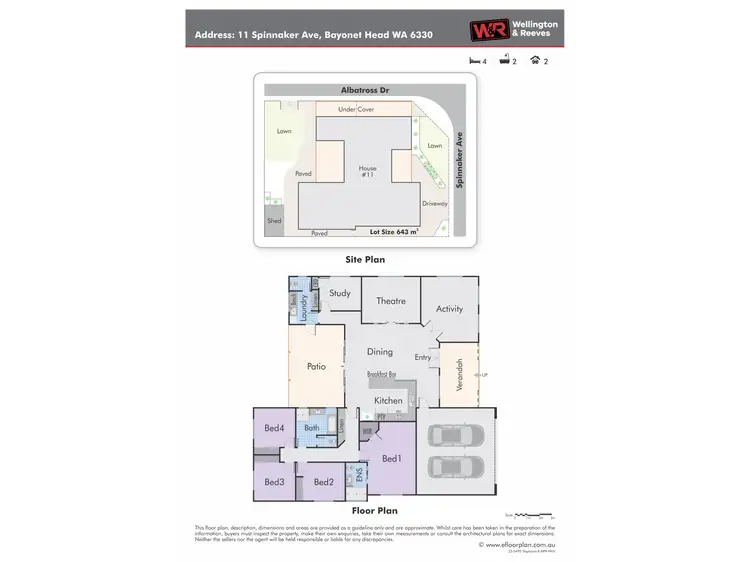 Floorplan of Homely house listing, 11 Spinnaker Avenue, Bayonet Head WA 6330