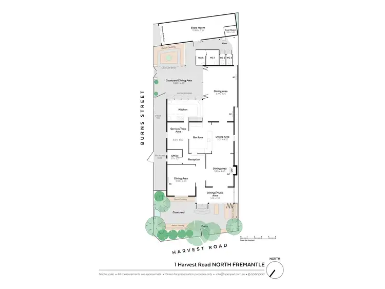 Floorplan of Homely house listing, 1 Harvest Road, North Fremantle WA 6159