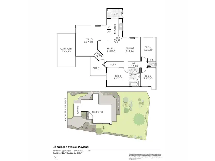 Floorplan of Homely house listing, 46 Kathleen Avenue, Maylands WA 6051