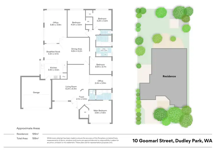 Floorplan of Homely house listing, 10 Goomarl Street, Dudley Park WA 6210